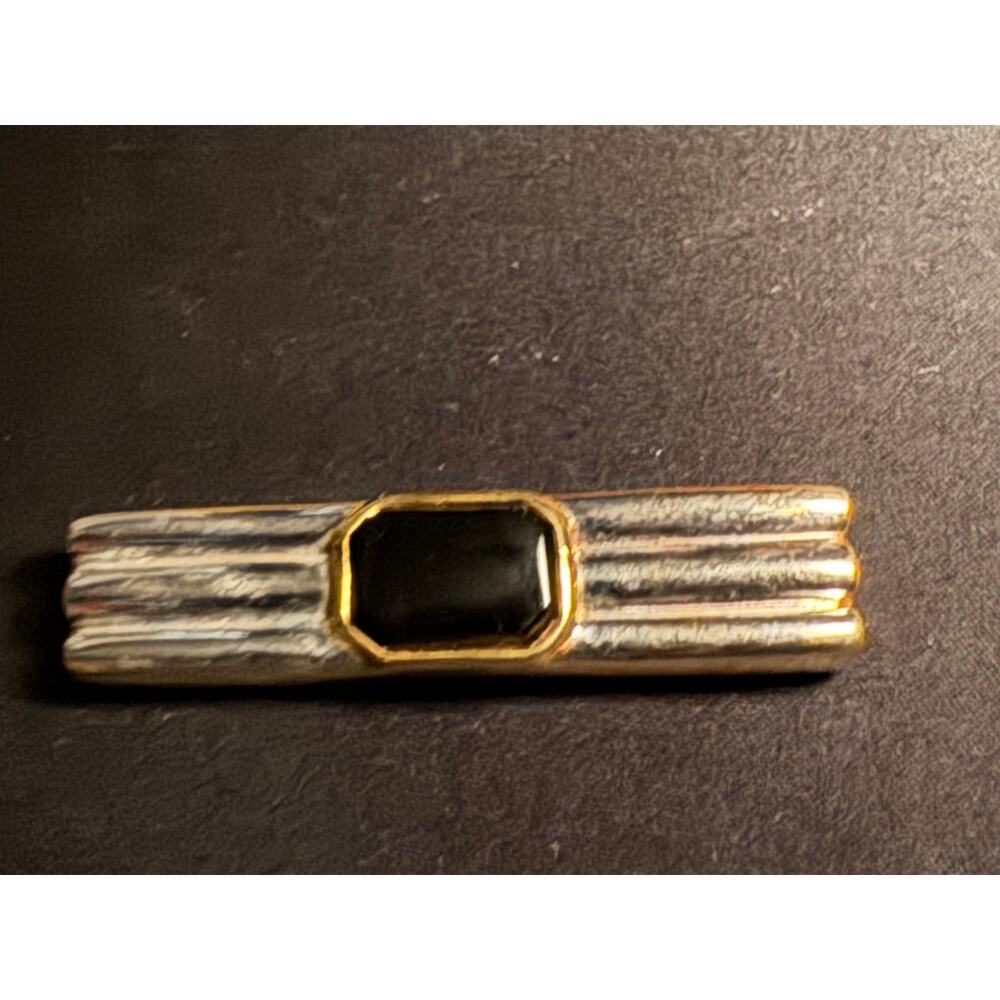 Vintage Carolee Gold & Silver Tone Bar Brooch